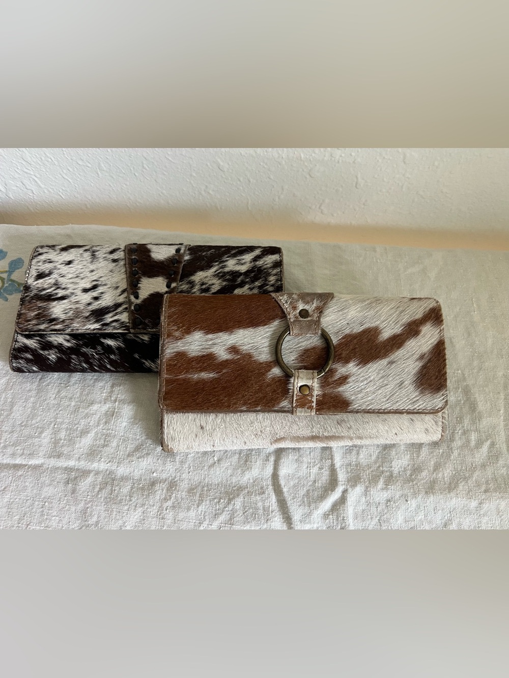 Women’s Cowhide Leather Clutch Wallet - see note